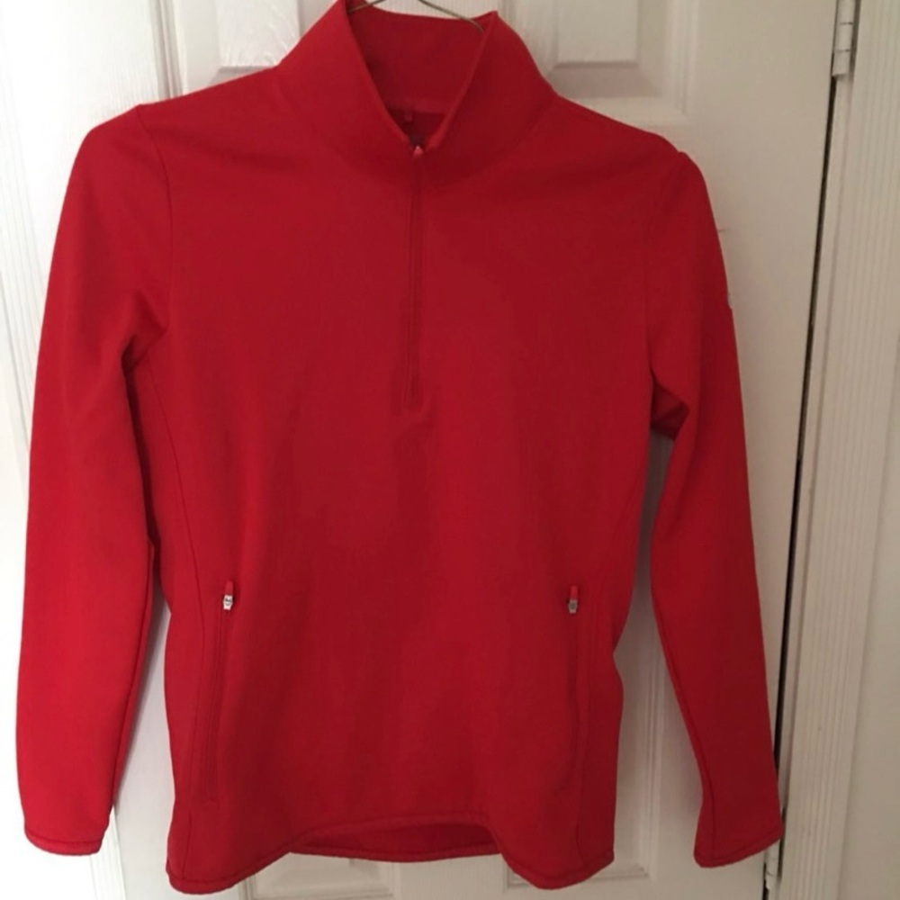 Nike Golf Mens Medium  Therma Fit Red Pullover Sweatshirt